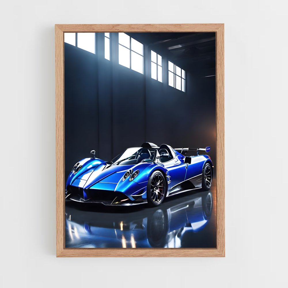 Poster Zonda hp barchetta élégante – affiche Pagani (vue 4)